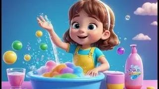Splish, Splash, A Rainbow Bath | Fun Bath Time Song for Kids | Colorful Nursery Rhyme