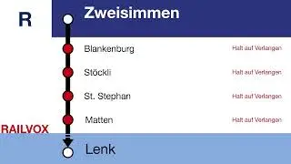 MOB Ansagen &raquo; R90 Zweisimmen &mdash; Lenk (2023) | Railvox | SLBahnen