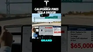 California Tesla driver fined over $65,000.00 for &ldquo;Driving while Driving&rdquo; 🚔￼￼