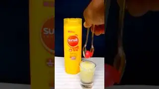 Hot Red Ball vs Sunsilk Shampoo Experiment #satisfying #science #experiment #rhcb