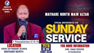 MATHARE NORTH MAIN ALTAR