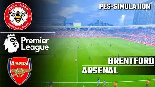 Brentford vs Arsenal - English Premier League 2025 | PES 21 Simulation