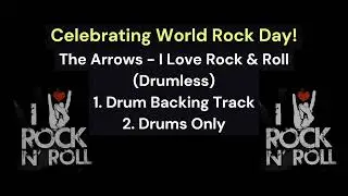 The Arrows - I Love Rock & Roll (Drumless) 1.Drum Backing Track 2.Drums Only
