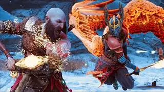 GOD OF WAR RAGNAROK - Kratos VS Vanadis Boss Fight