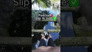 Wet moss and parkour are NOT best friends ❌ DJI Osmo Action 4 🎬   @olivernordin  #parkour