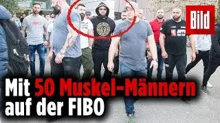 Traut sich Kollegah nicht mehr alleine raus? | FIBO 2018