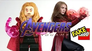 Fake Lego Wanda Maximoff Scarlet Witch Avengers Endgame Detailed Suit Custom Minifigure