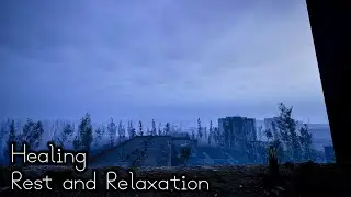 Sheltering from rain in Pripyat. Sounds and visuals from  S.T.A.L.K.E.R. 2 | Video game ambiance