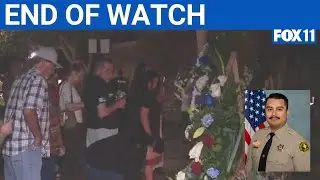 Vigil held for California deputy Andrew Nu&ntilde;ez | FOX 11 LA
