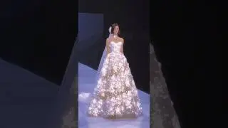 Goddess of silver dresses✨️😍🤌#fashion #runway #dress #shortvideos #viralvideo