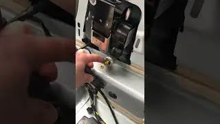 Cleaning inside Ford Mondeo after heating brakes.