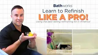 How To Refinish a Bathtub using Bathworks Kits - Step by Step Tutorial | ft. Cortese Construction