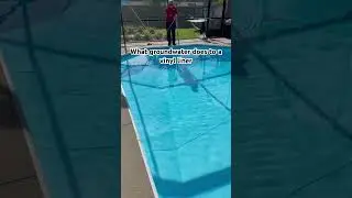 Groundwater wrinkles in a vinyl liner pool