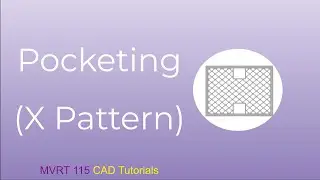Pocketing Rectangular X Shape Pattern (bellypans)