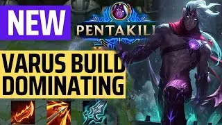 Varus new build dominating TOP and ADC in new season #leagueoflegends #leagueoflegendsbuilds