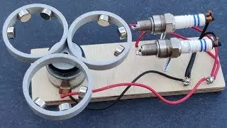 Most Powerful Free Energy Generator Using Spark Plug