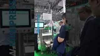 Minipress.ru Glue application unit for pharmaceutical packaging