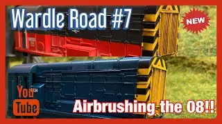 Airbrushing and Renumbering a Diesel Loco