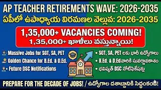 AP Teachers New Era, Andhra Pradesh Teacher Vacancies and Retirement Projections 2026-2035.