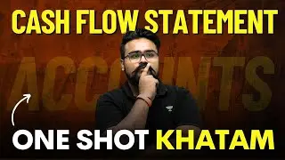 🔥 CASH FLOW ka जुगाड़ class 12 Accounts ONE SHOT