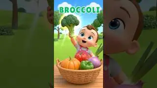 Vegetables Song for Kids 🥕🥦🍅 | Learn Vegetables Names | Nursery Rhymes & Kids Songs #shorts #ca