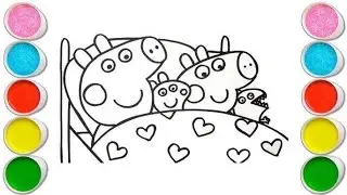 Peppa Pig Drawing, Painting & Coloring For Kids and Toddlers_ Child Art