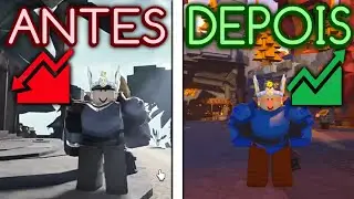 EVOLUI MINHA ARMADURA e MEUS ITENS no THE FORGE