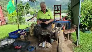 Unfinished installation of bench grinder capacitor