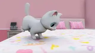 Billi ke bache | cat cartoon | cat meowing | cat | kittnes | cat video |