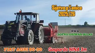 Sijetva p&scaron;enice 2025/26  fiat80-90 GASPARDO NINA 3M #rwa #sofru #obiwan #kilas