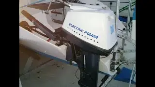Testfahrt mit dem ersten Elektro Bootsmotor von RiPower Elektroaussenborder Elektroboot
