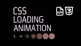 Loading Text css animation