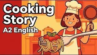 Daily Life Cooking Story | Easy English Listening Practice (A2 Level)