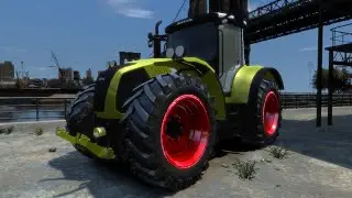 GTA IV - Tractor Claas Axion 850 Crash Testing - ThunderLY