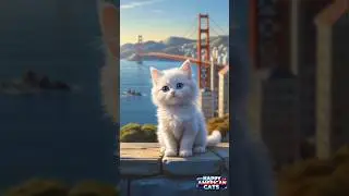 🇺🇲 Cutest Kitten in San Francisco &mdash; Golden Gate Charm in Fur! 😻🌉