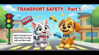 Transport Safety 🚦 | Part 1 | Learning Videos for Kids | Tiny Tales Garden