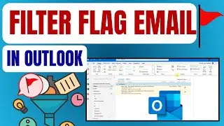 How To Filter Flag Email In Outlook #outlook #outlooktips