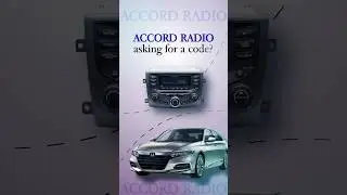 Accord radio code after battery change &mdash; Fix it fast!