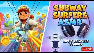 Subway Surfers ASMR: Relaxing No Talk Gameplay 🏃💨(صاب واي ASMR: أسلوب لعب مريح بدون حديث