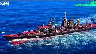Modern Warships : RF Kerch (1134-BM) equipped new missile Maritime Strike and Tayfun Block 4. 