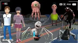 Ghost monster in Sakura school similutar 😱😱😱
