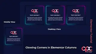 How to Make a Glowing Corners in Columns Using Elementor for FREE | Elementor Tutorial