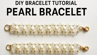 DIY  Easy Pearl Bracelet || How to make a pearl bracelet || step by step  tutorial ||