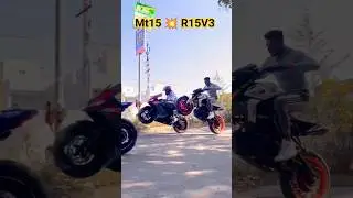 yamaha r15v3 🔥 Mt15 modified bike #viral #r15 #youtubeshorts #rider #biker #mt15