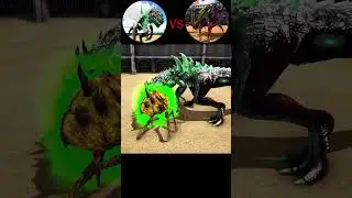 Godzillark VS BroodMother | ARK Dino Battle | #ark #arkbattle #dinosaur #shorts