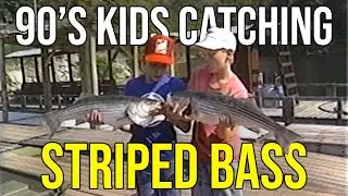 90's Kids Striped Bass Fishing on Lake Cumberland