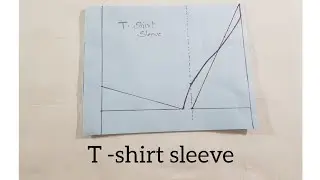 T-Shirt sleeve farma /how to make t shirt sleeve farma at home | drafting farma for sleeve