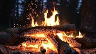 Serene Night Fire for Mental Reset