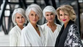 Elegant Short Hairstyles for Women Over 60 That TURN HEADS 😍 Stunning Street Looks for This Season!