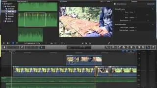Final Cut Pro X 4 /Adding transitions and cross dissolves.